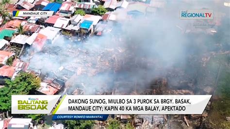 Regional TV News: Sunog sa Mandaue City .